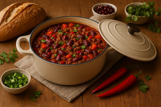 Chili con Carne β A Cozy Classic in Your Cast-Iron Pot