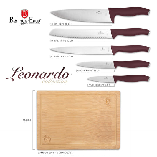 Berlinger Haus 6-delars Knivset Leonardo