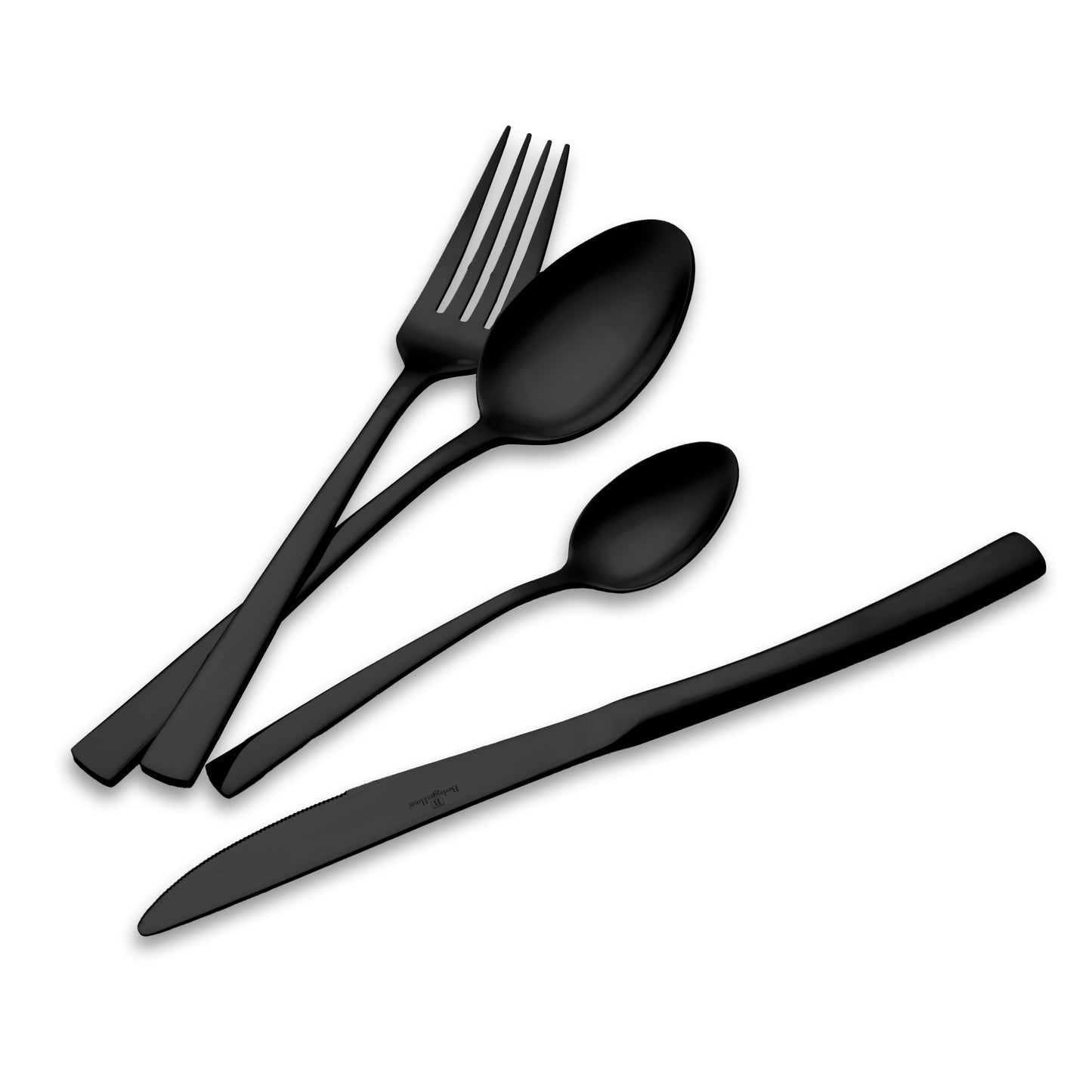 Bestickset i rostfritt stål – Black Mirror Edition (24 delar)
