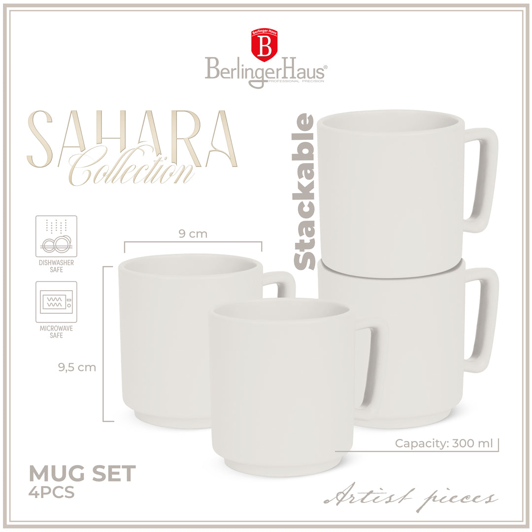 Berlinger Haus Sahara – Set med 4 muggar