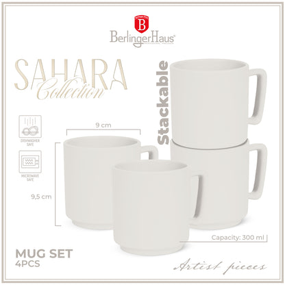 Berlinger Haus Sahara – Set med 4 muggar