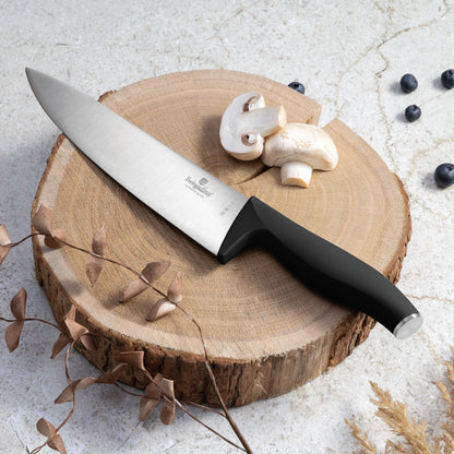 Berlinger Haus Svart Knivset med Bambuskärbräda