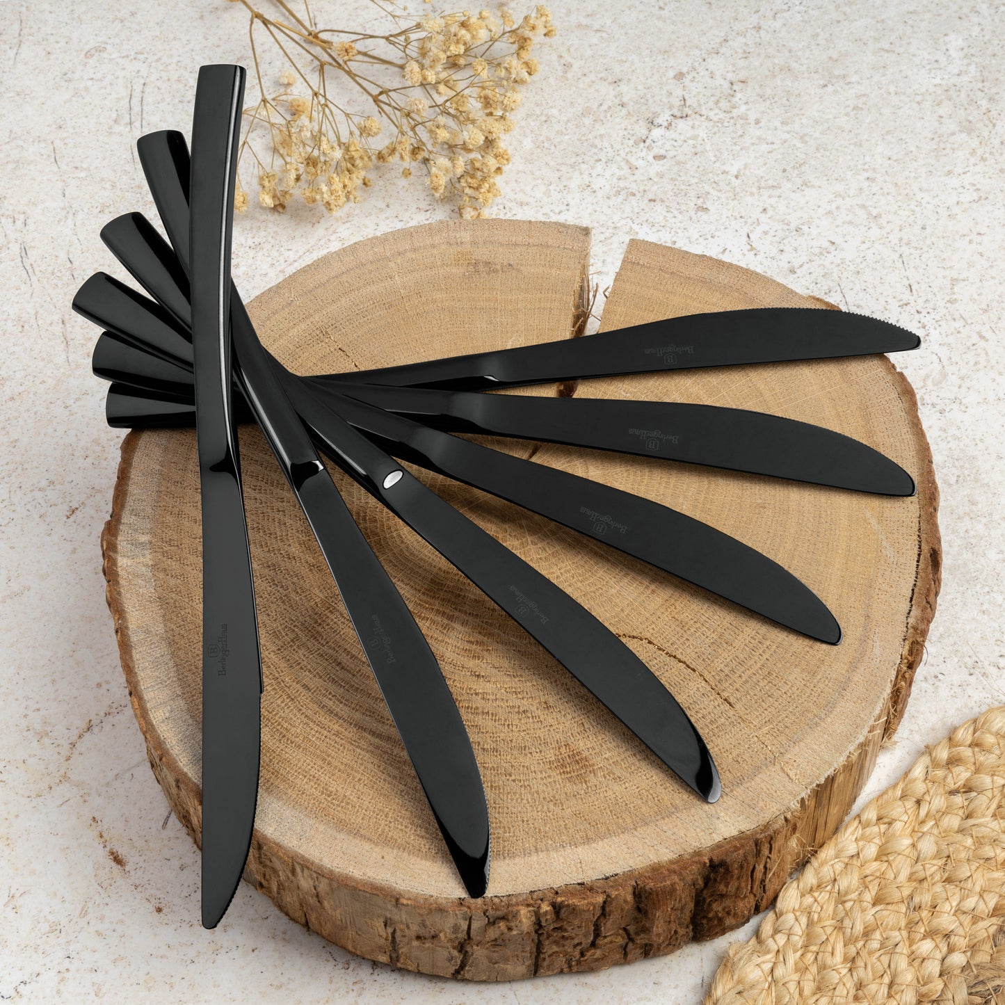 Bestickset i rostfritt stål – Black Mirror Edition (24 delar)