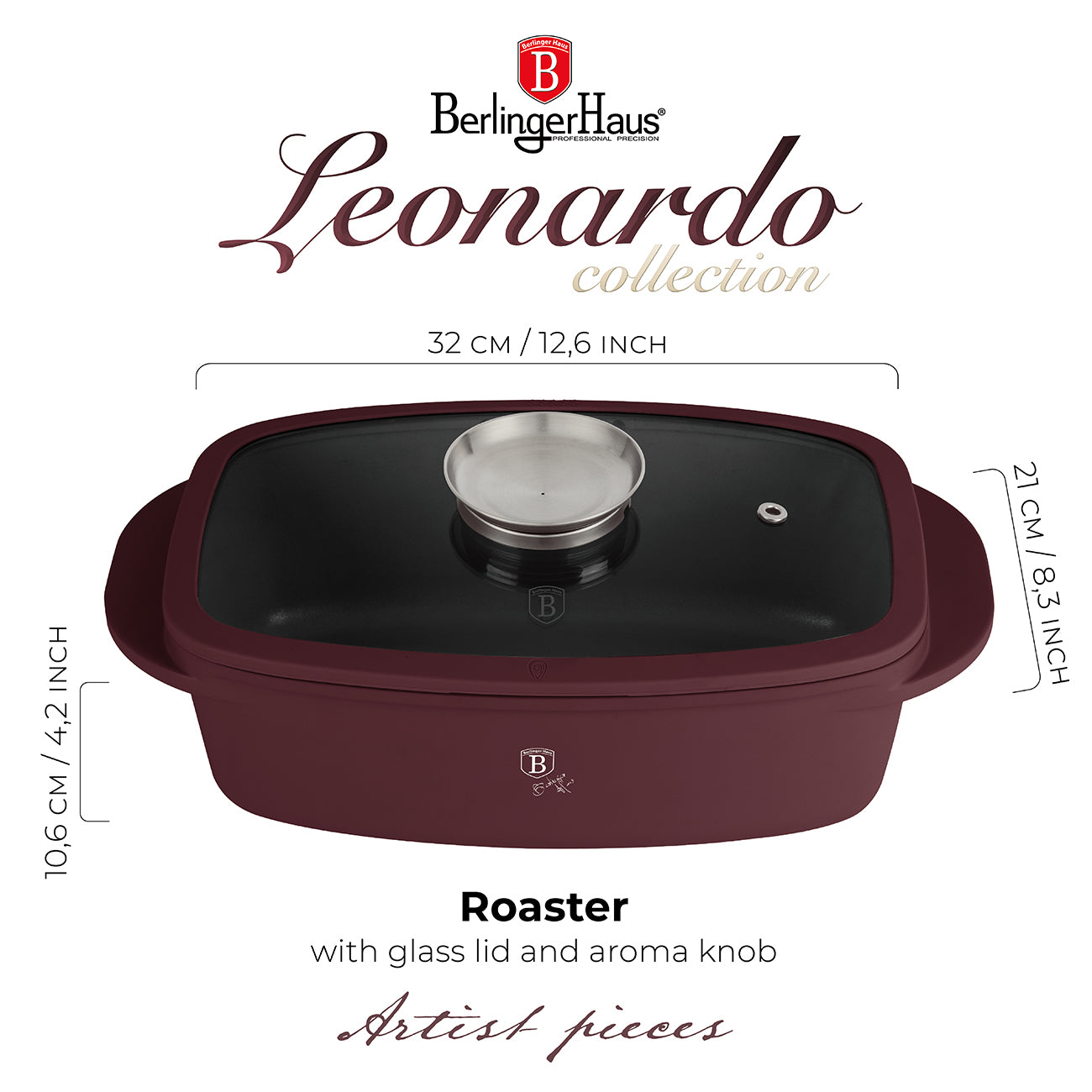 Berlinger Haus Leonardo Roaster – 6L